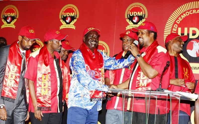 UDM Party Claims Register of Political Parties Wrongly Associated Them With Azimio