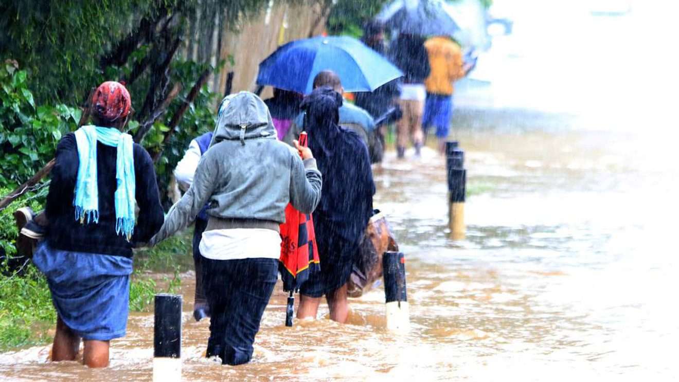 Boat Rides For Nairobi City Residents As Heavy Rains Pound For Hours